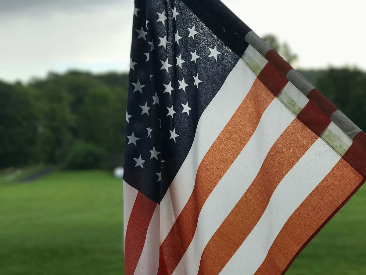 flag flag of USA emblem